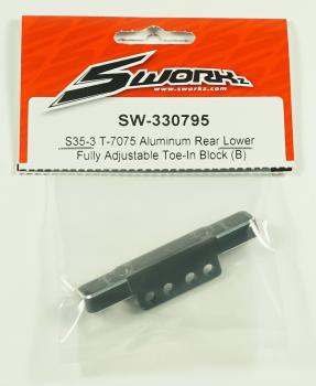 SWORKz T7075 Alu Einstellplatte Querlenker hinten unten